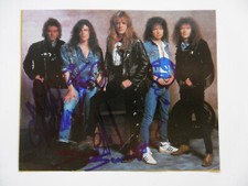 Saxon autographs signed 11.5x14 cm magazine image