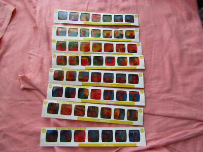 VINTAGE CHAD VALLEY GIVE-A-SHOW PROFECTOR SLIDES STREIFEN 8 X WINNIE POOH 185-192