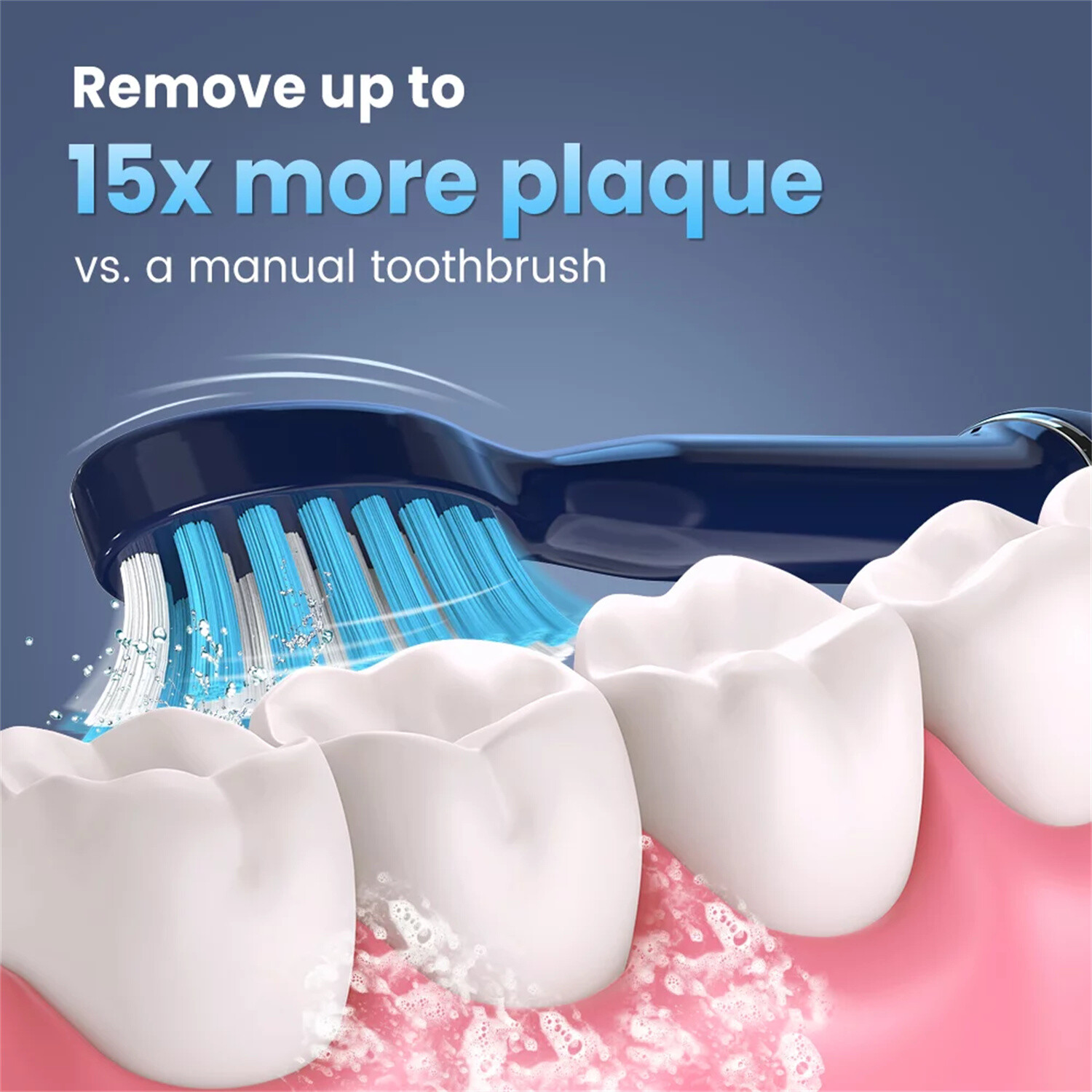 Sonic Electric Toothbrush USB Rechargeable Sonic Toothbrush with 7 Brush Heads