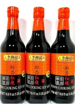 Lee Kum Kee Brown Cooking Soy Sauce 16.9 oz ( Pack of 3 )