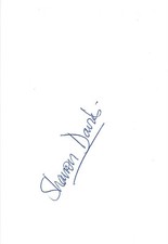 Sharron Davies Autogramm signed 10x15 cm Karteikarte