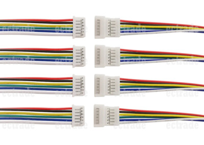 1.25mm Micro Mini 6-Pin Picoblade Connector Wires 15cm for RC PCB Board 20 Set