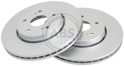Front Set 2x Brake Discs A.B.S. 18286 for Suzuki Kizashi (10-21