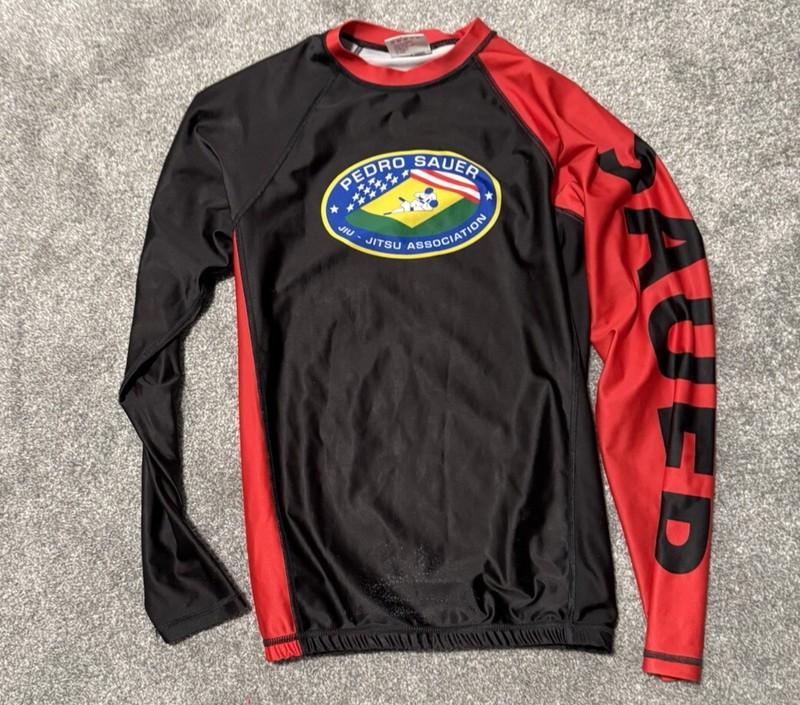 Pedro Sauer Bjj Jiujitsu Rashguard Men Medium Long Sleeve