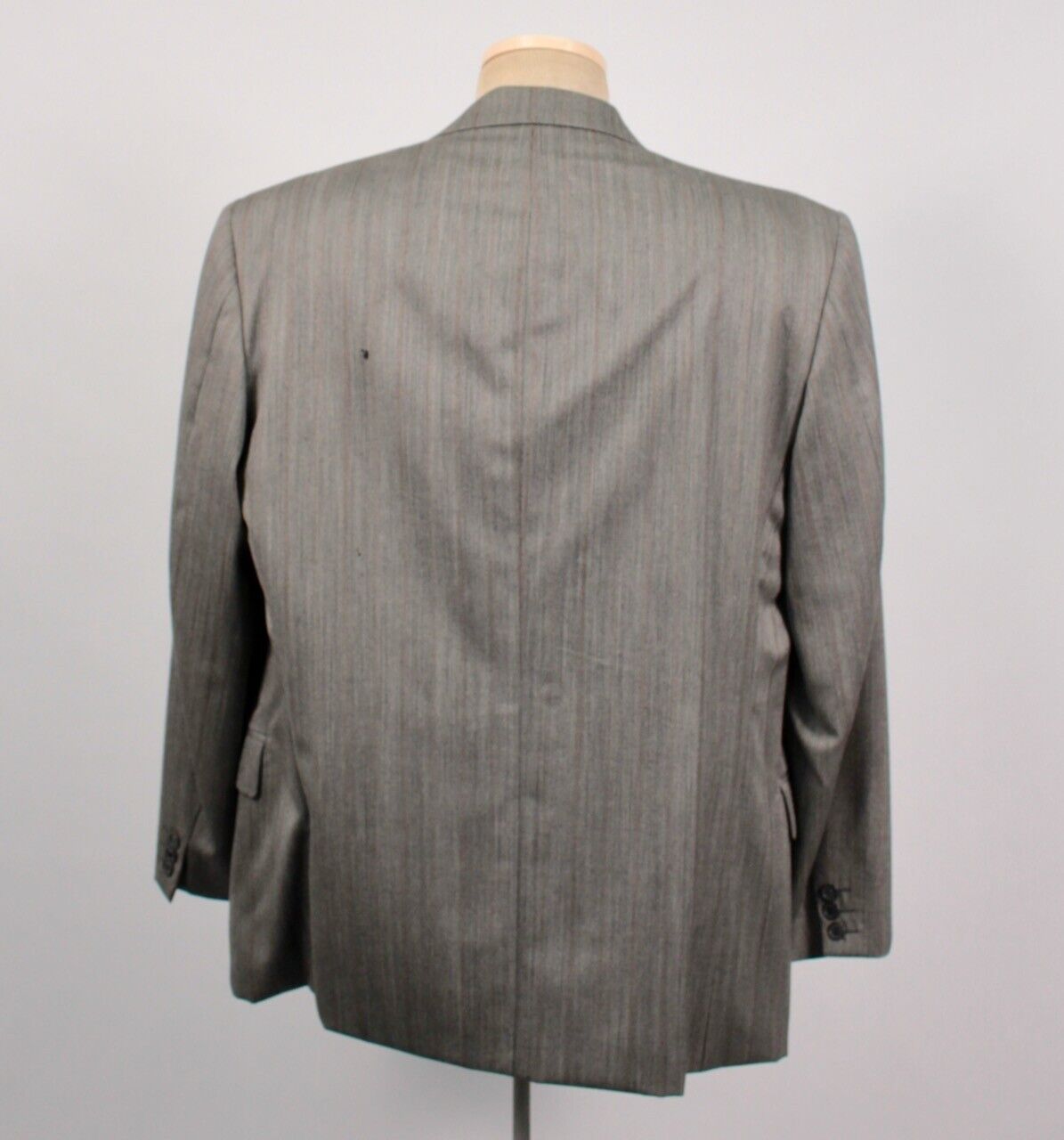 Mens VTG 80s 2 PC YSL Grey Double Breasted Suit S… - image 3