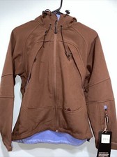 New W/tags! Snozu Women's Medium Bark Brown Hooded Jacket