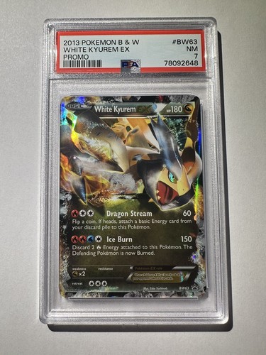 White Kyurem-EX graded PSA 7 for sale on eBay