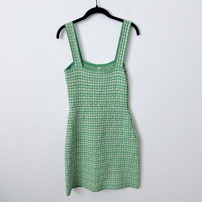 sandro green tweed dress Green Tweed Ophelia Dress main image 1