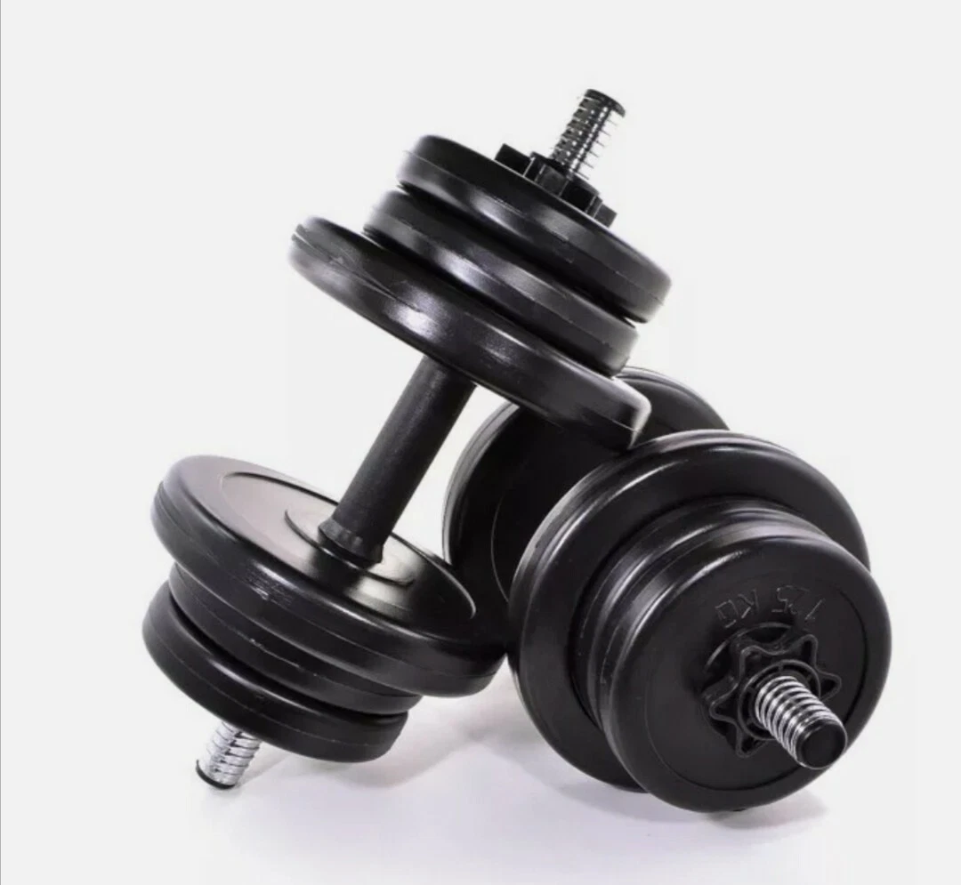 Dumbbells Set 20kg Free Weights Plates