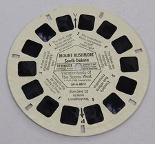 Mount Rushmore South Dakota Vacation View Master Reel Viewmaster Rare Vintage