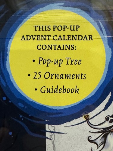 Tim Burton-The Nightmare Before Christmas: Advent Calendar and Pop-Up Book MINT - Picture 11 of 12