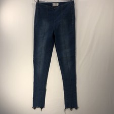 Free People Jeans Womens Size W-27 Blue 61855-16515125 Skinny Stretch pants.
