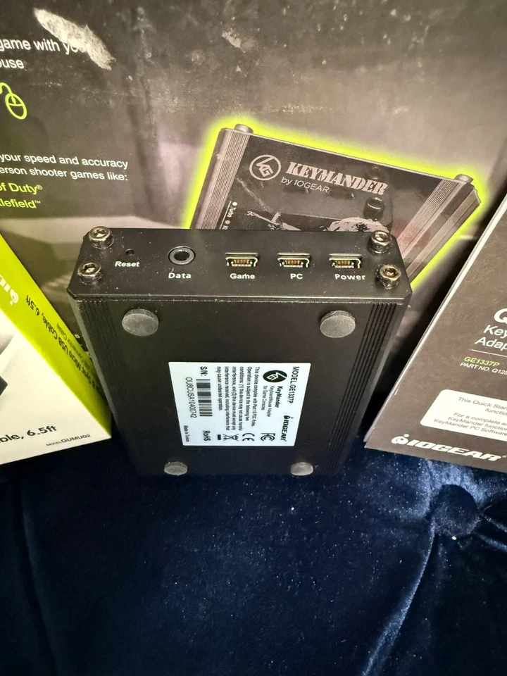 Iogear Keymander PS3 PS4 Xbox One X S GE1337P 键盘鼠标适配器 全新 — 第 4/4 张图片