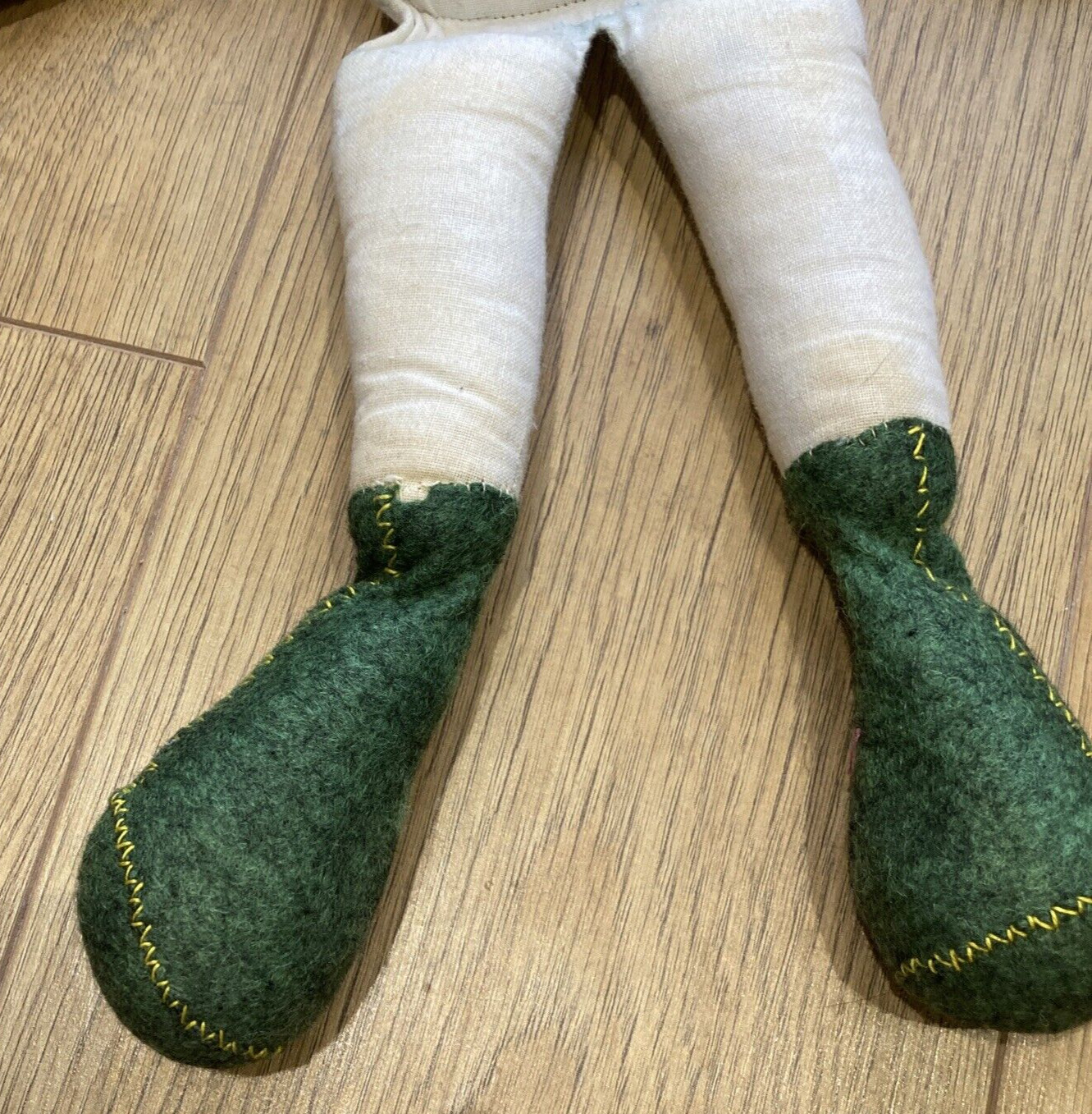 1950s/60s Vintage Handmade Teddy Bear Wearing Outfit,  18.5" tall approx. 11