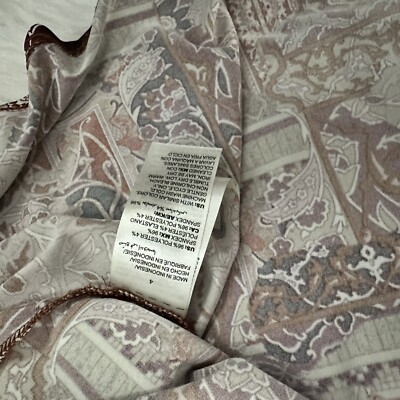 Chicos Womens Geo Pattern Soft Stretch Top Size 4 Deco Neck | eBay