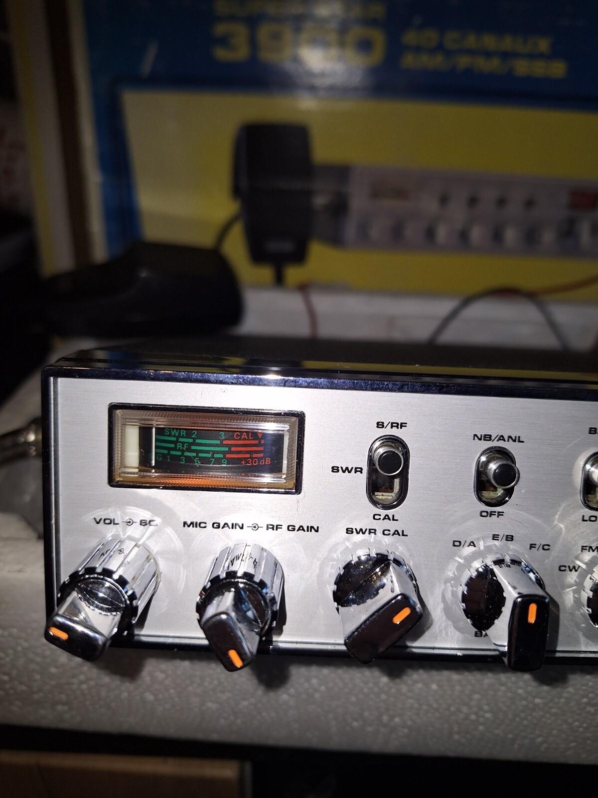 Loverly Boxed superstar 3900 cb Ham radio FM AM USB LSB Early Model