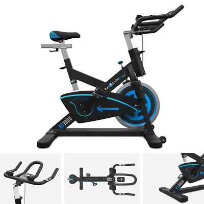 RevXtreme RS3000 Spin Bike Exercise Bike 18G Cast Iron FlyWheel