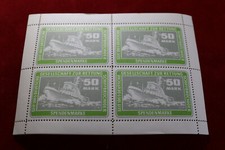 K-7) DGzRS - Spendenmarken  - 50 DM - Seenotrettung - 6er Bogen - Ausgabe 1961