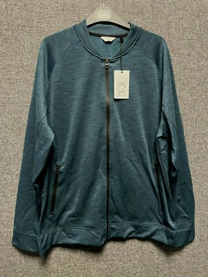 Next grüner Pullover mit durchgehendem Reißverschluss XL TD025 NN 11