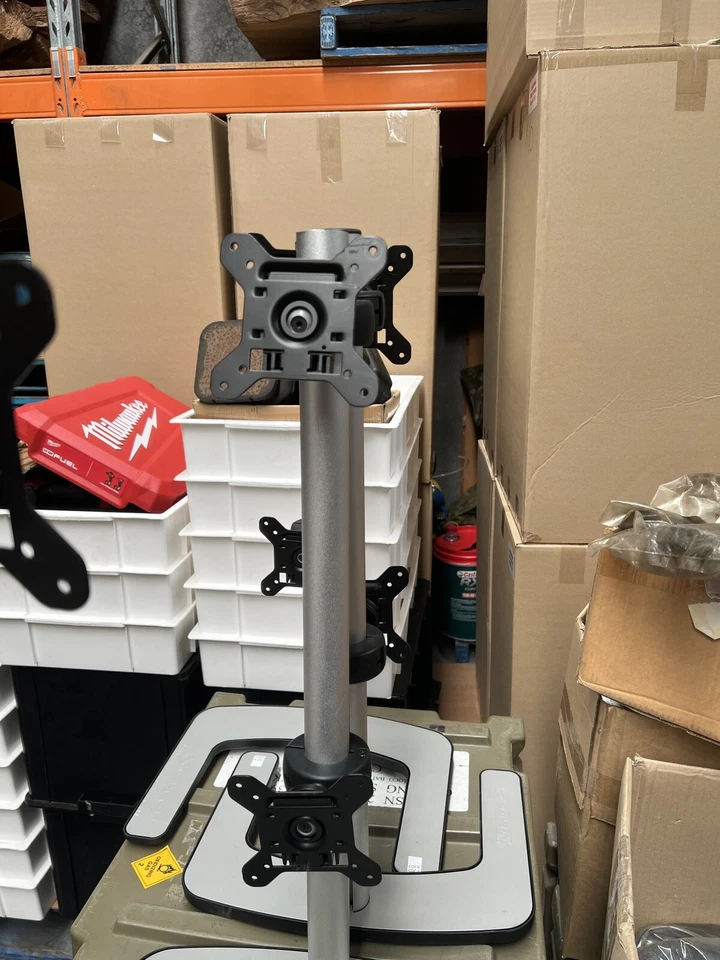 Atdec Visidec Freestanding Dual Monitor Vertical Stand - Image 2 of 4