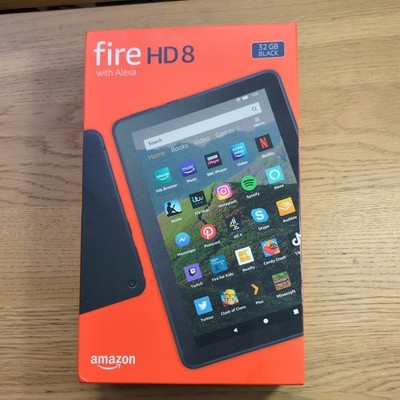 Amazon Fire HD 8 (10. Generation) 32 GB Tablet, Wi-Fi, 8 Zoll   schwarz Originalverpackt Neu