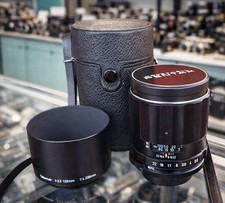 Asahi Pentax SMC Takumar 135mm f/2.5 M42 Screw Mount Lens Hood Case Caps