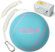 Tetherball Ball and Rope, Tether Balls and Rope Set Replacement 2 Set in 1,For