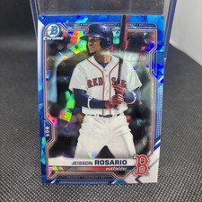 2021 Bowman Chrome Sapphire Prospect Draft Rookie Red Sox Jeisson Rosario