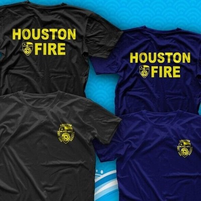Firefighters Texas Firearms Brigade Houston Fire Services T-Shirt Multicolor HQ