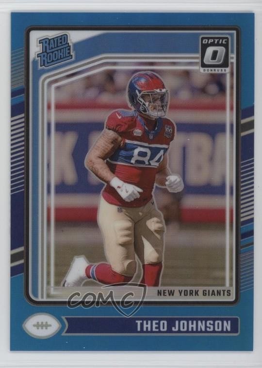 Theo Johnson Panini Donruss Optic #291 Aqua
