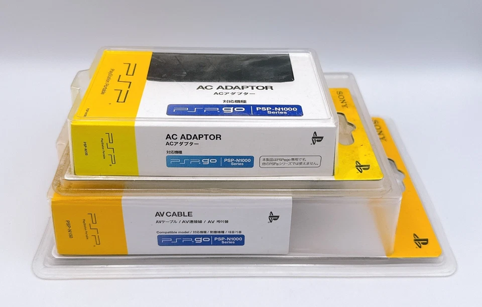 Genuine Sony PSP GO AV Cable PSP-N150 & AC Adapter PSP-N100 - New Sealed - Image 3 of 4