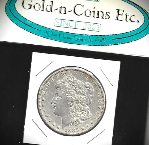 1883P MORGAN Silver Dollar! Nice Almost Unc Condition! 143 years Old!! Free S&H