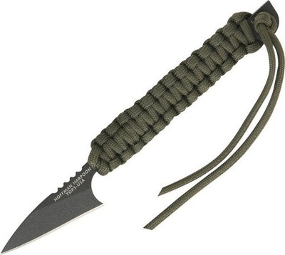 TOPS Hoffman Harpoon Fixed Knife 1095HC Steel Blade Cord Wrapped Handle HOFHAR01