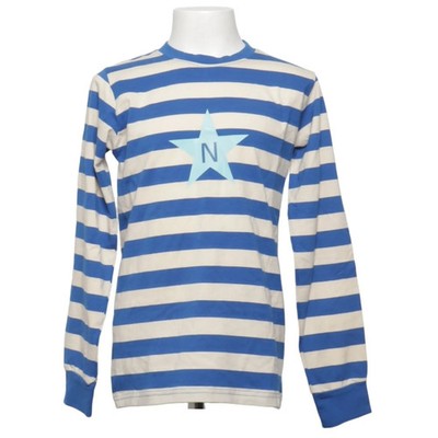 Novastar, Langarmshirt, Größe: 120/130, Blau/Weiß, Baumwolle/Elasthan #mnp