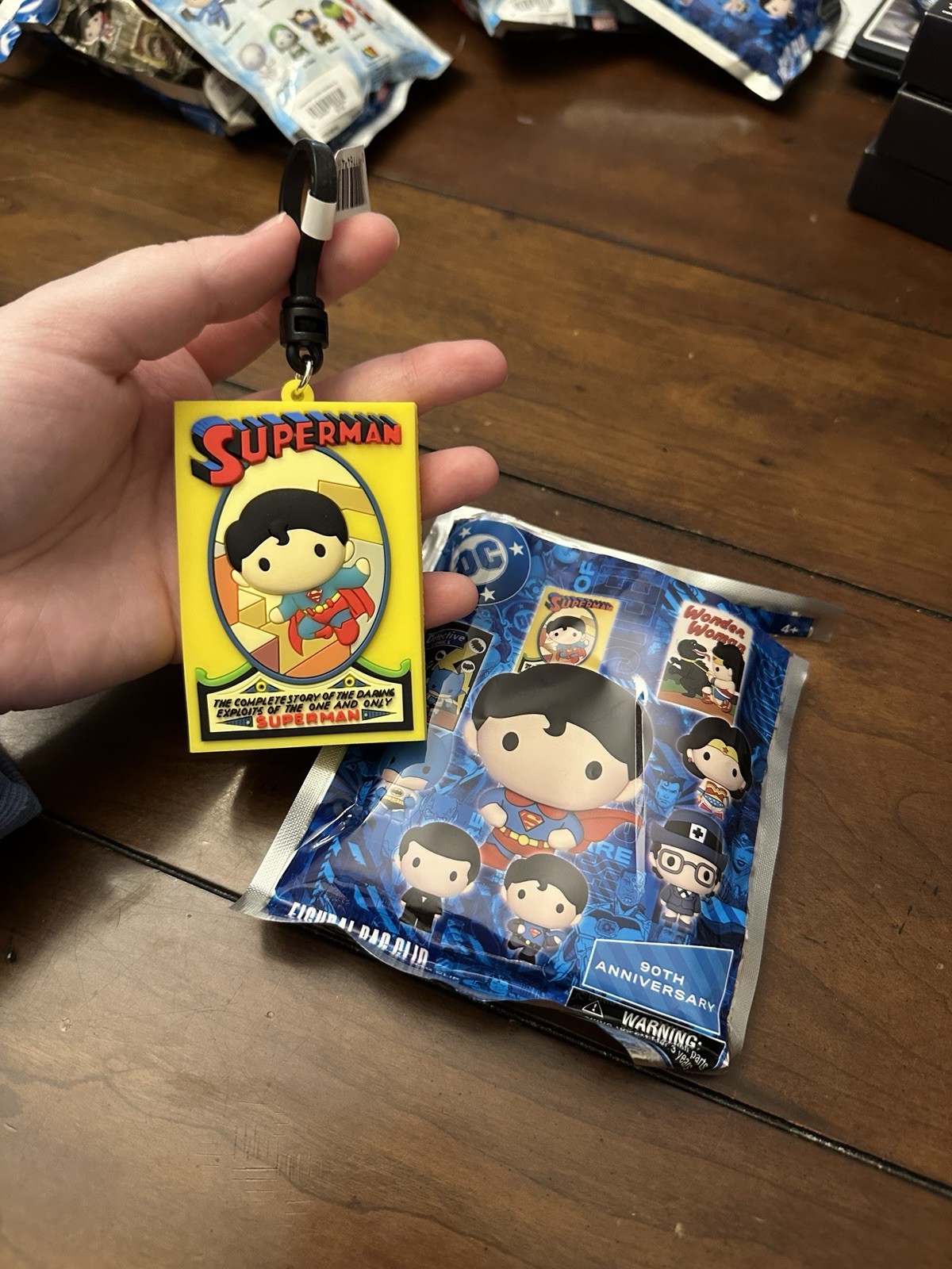 Collectibles: Superman (Poster) Keychain - DC Universe - OPEN - New