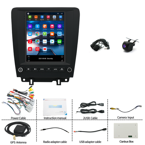9.7"Android13 Car Radio Stereo  Carplay GPS Navi For Ford Mustang 2010-2014 - Picture 3 of 18
