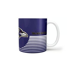 NFL Baltimore Ravens Kaffeetasse Tasse Mug Linea Football 11oz 320ml