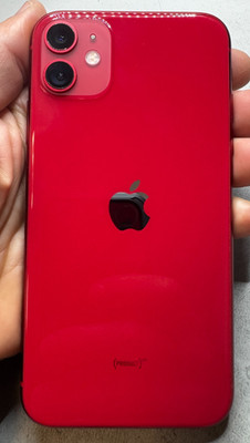 Apple iPhone 11 64 GB (PRODUCT)RED (Unlocked) Non working for Parts FMI active