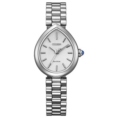 Unused CITIZEN L Rainell EM1200-55A Silver Eco-Drive Women's Watch in Box