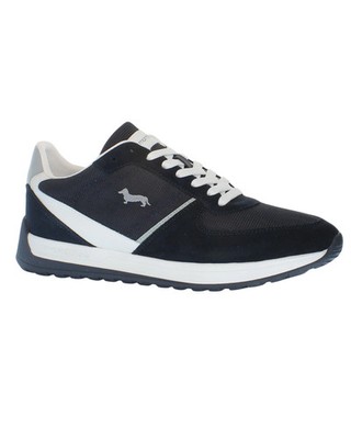 Schuhe Harmont&Blaine  Turnschuhe Herren Leder Suede Blau