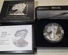 2024-W $1 Proof 1 Oz American Silver Eagle With Box And COA
