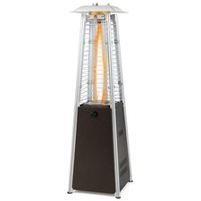 35" Portable Tabletop Pyramid Patio Heater Steel Propane gas 10000 BTU