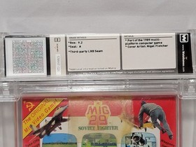 NEW Mig 29 Soviet Fighter Nintendo NES Game SEALED Graded WATA 9.2 A Camerica