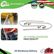 2x 44 Flexible Heater Hose Kit Fits 58 34 Necks Heater Hosesilver