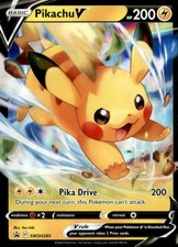 Carte promozionali Pikachu V Holo SWSH: spada e scudo SWSH285 NM