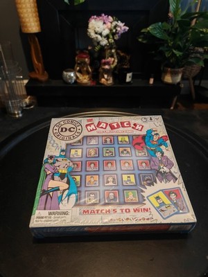Top Trumps Match DC Comics Edition Spaß Familie passendes Brettspiel NEU VERSIEGELT 