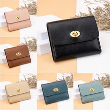 Women Leather Card Holder Pocket Credit Card Holder Small Wallet Purse Xmas Gift