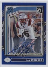 2024 Panini Donruss Optic Rated Rookie Blue Prizm /99 Javon Baker #245 Auto