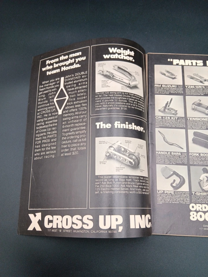 ГРЯЗЬ велосипед APR 77 RM125B DT250 против TS250 Ossa Phantom Gaylon Mosier крытый мини  - Изображение 2 из 4