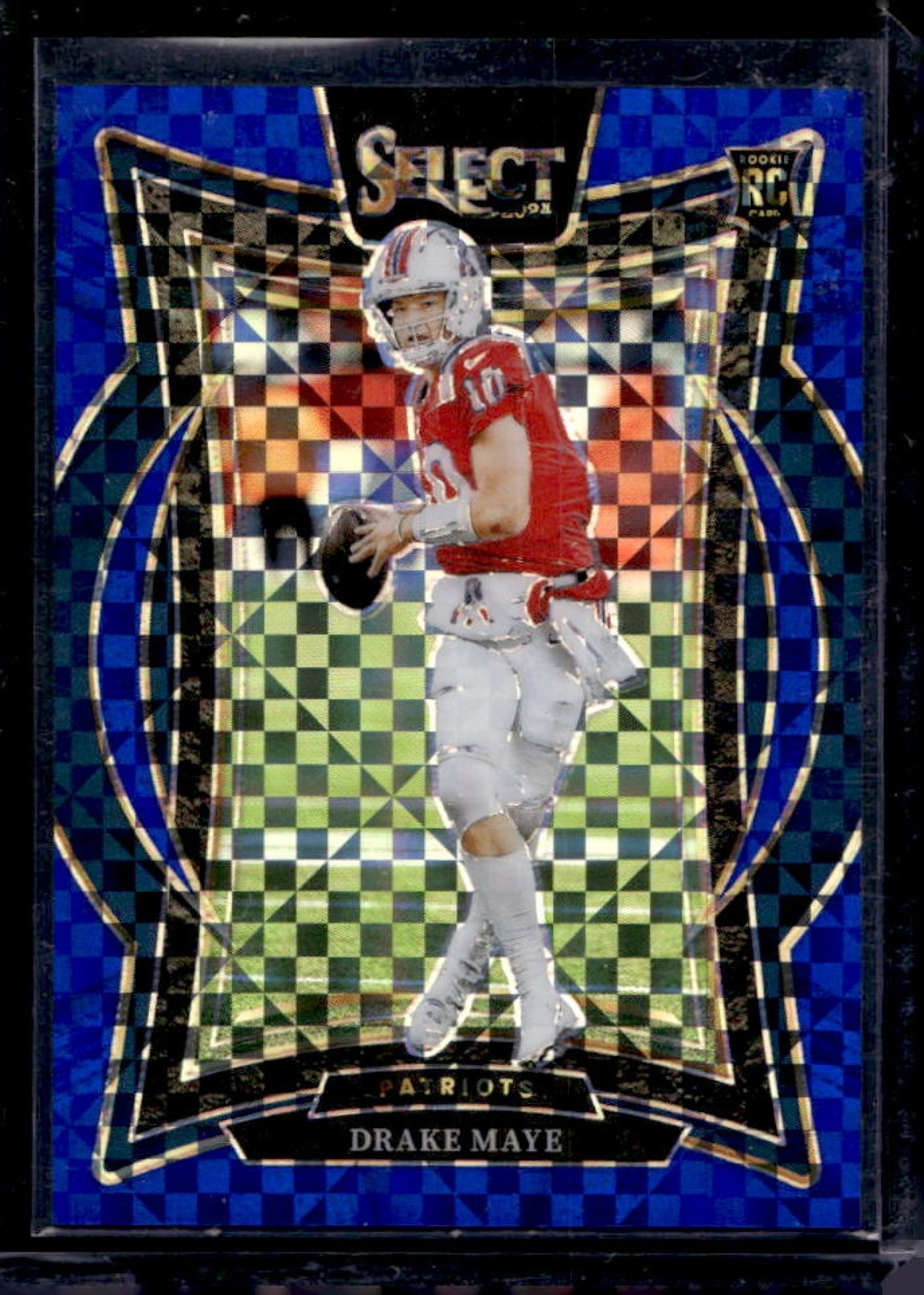 2024 Select Drake Maye Concourse RC Blue Prizm Rookie #195/249 Patriots
